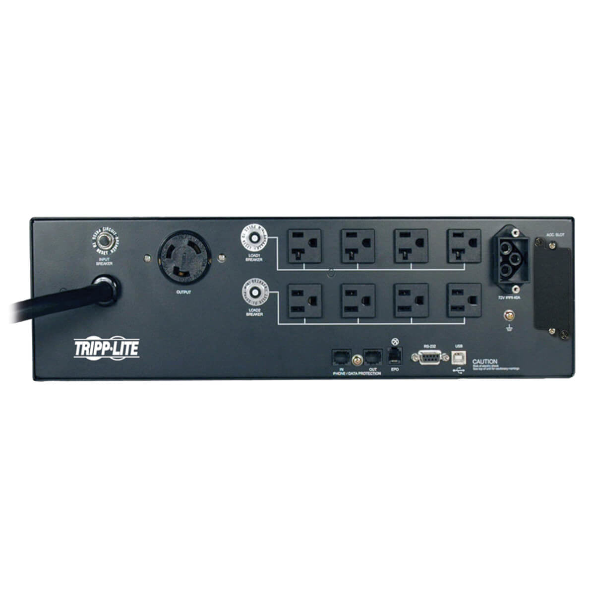 Tripp Lite SU3000RTXL3U UPS SmartOnline de doble conversión 120V 3kVA 2.4kW, en 3U de Rack / Torre, Autonomía Extendida,