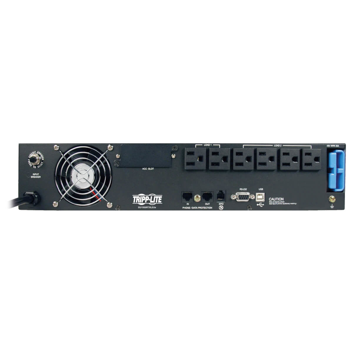 Tripp Lite SU1500RTXL2UA UPS SmartOnline de doble conversión 120V, 1.5kVA y 1.2kW, en 2U de Rack / Torre, Autonomía Exte