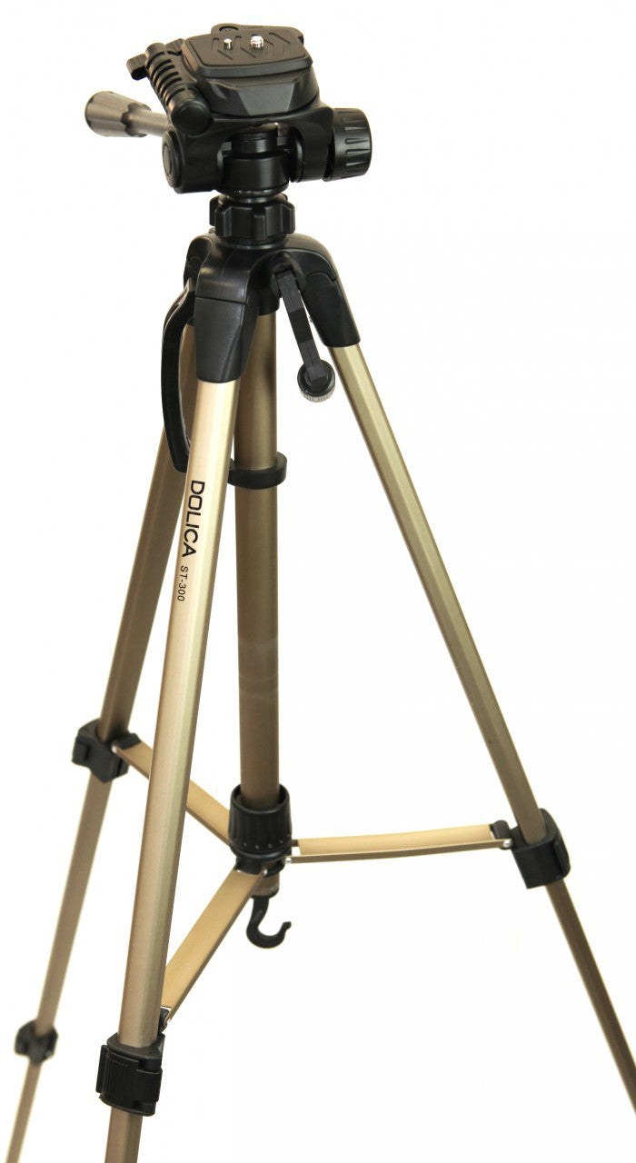 Dolica ST-300 trípode Digitales / cámaras de película 3 pata(s) Negro, 144.8 cm
