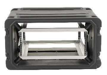 SKB 20" Deep 4U Roto Shockmount Rolling Rack caja para equipo Maletín con ruedas Negro