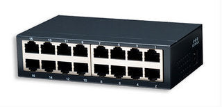 Intellinet 16-Port Fast Ethernet Office Switch No administrado Negro