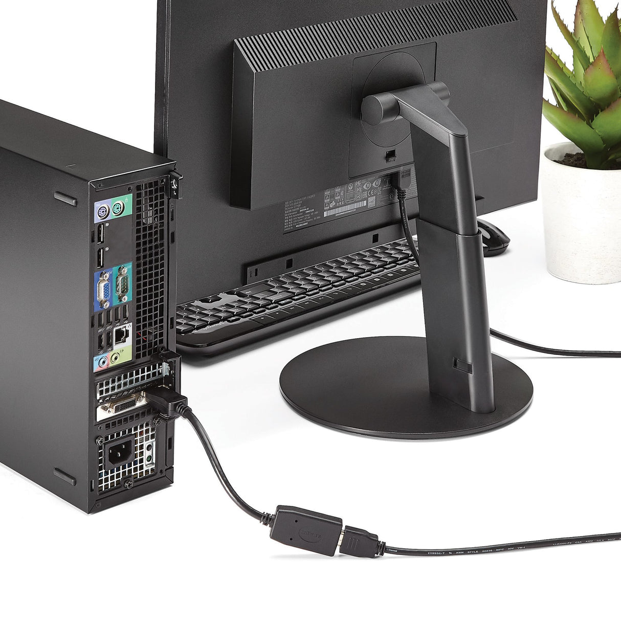 StarTech.com Adaptador de Vídeo DisplayPort a HDMI - Conversor DP - 1920x1200 - Pasivo Cable Derecho Derecho 0,24 m HDMI tipo A (Estándar)