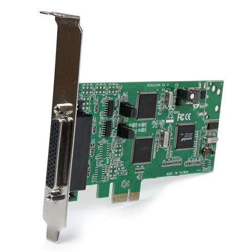 StarTech.com Tarjeta Adaptadora PCI Express PCIe de 4 Puertos Serie Serial Combo RS232 y RS485 RS 422 DB9 Tarjetas y ada