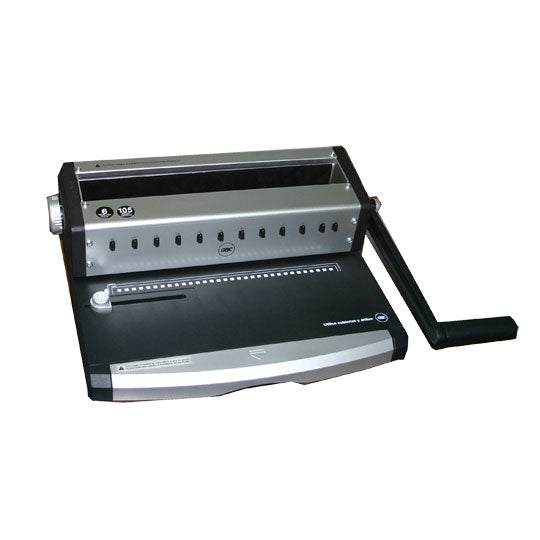 GBC MX0030 máquinas de encuadernación Manual 105 hojas 6 hojas Negro, Gris