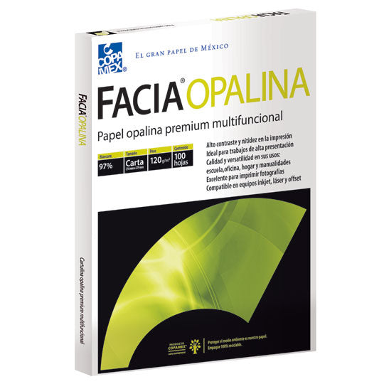 Copamex A6007120011A0FC papel para impresora de inyección de tinta Carta (215.9x279.4 mm) 100 hojas Blanco, Impresión lá