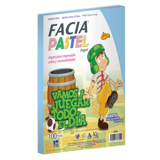 Copamex D2805075011A2SE papel para impresora de inyección de tinta Legal (215.9x355.6 mm) 100 hojas Azul, Impresión láse