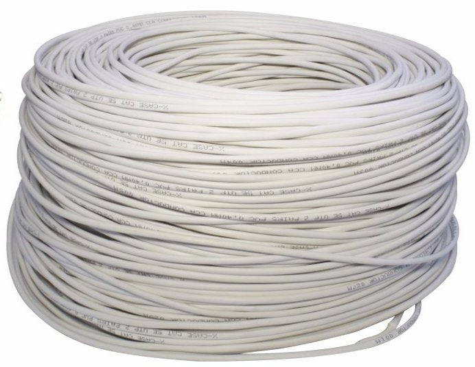 Cable Utp Saxxon Blanco/ Categoria 5E/ Cca/ Bobina 305 Mts/ 4 Pares Bobina FullOffice.com