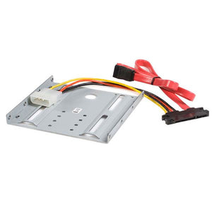 StarTech.com Juego Kit Adaptador Bandeja de Montaje Unidad de Disco Duro SATA de 2,5in Pulgadas a 3,5 Kit de montaje Alu