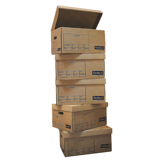 Fortec CAM-CARTA caja para almacenamiento de archivos Cartón Café, 495 x 320 x 255 mm