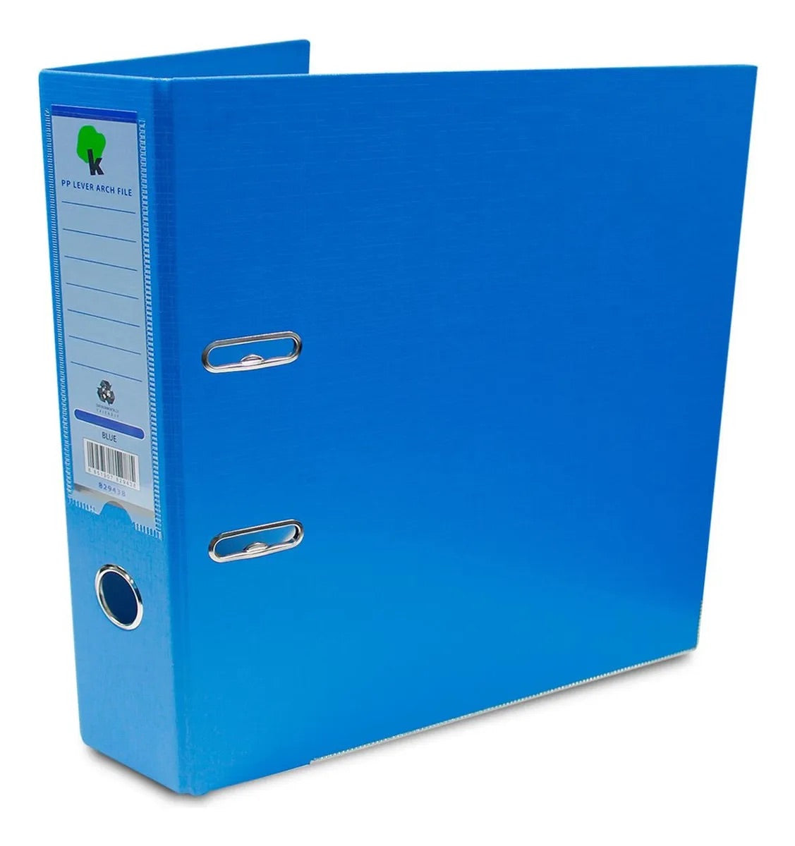 Techmakro KITCARP4AZ carpeta Cartón, Cloruro de polivinilo (PVC) Azul Carta, Folder de archivo convencional, Mate, 650 h