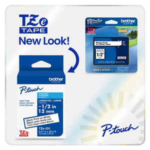 Brother TZEFX251G cinta para impresora de etiquetas Negro sobre blanco TZe
