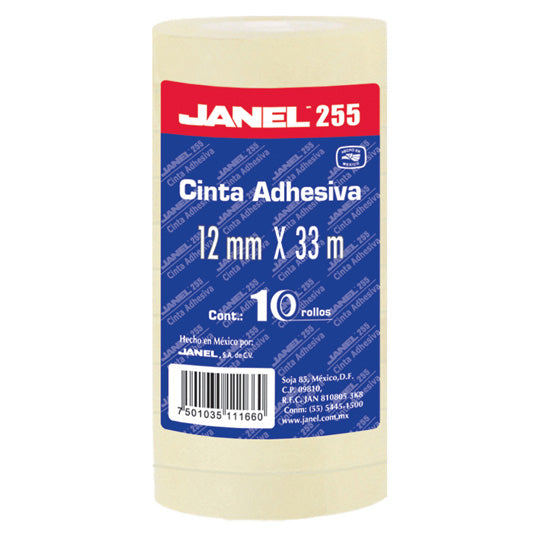 Cinta adhesiva económica línea 255 JANEL