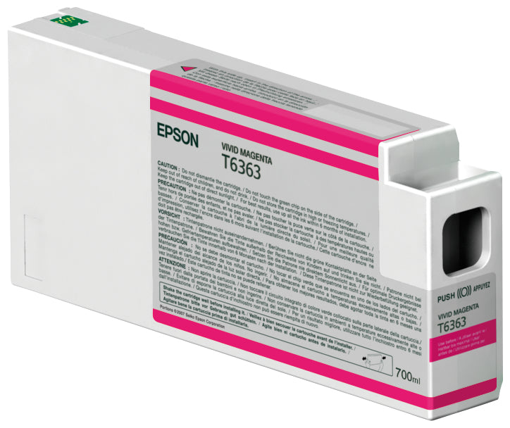 Epson Cartucho T636300 magenta vivo Cartucho de Tinta Tinta a base de pigmentos Impresión por inyección de tinta 1 pieza(s) 1
