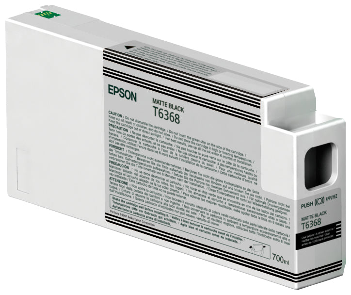 Epson Cartucho T636800 negro mate Cartucho de Tinta Tinta a base de pigmentos Impresión por inyección de tinta 1 pieza(s) 1