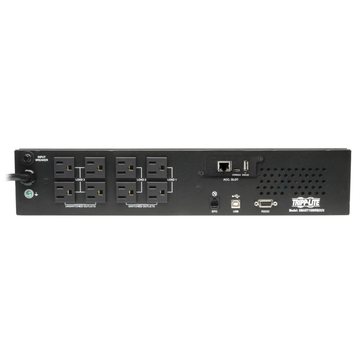Tripp Lite SMART1500RM2UN UPS No Break SmartPro Interactivo de Onda Sinusoidal de 120V 1.5kVA 1.35kW, 2U en Rack / Torre