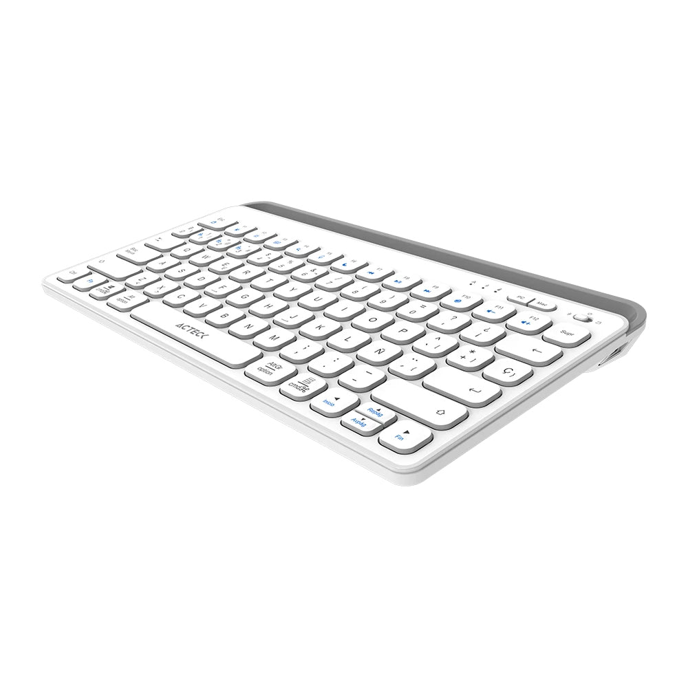 Teclado ACTECK Multidispositivo Inspire TrekTI737 / 2.4 MHz + 2 modos BT / Tamaño 65% / Teclas de Membrana Tipo Tijera