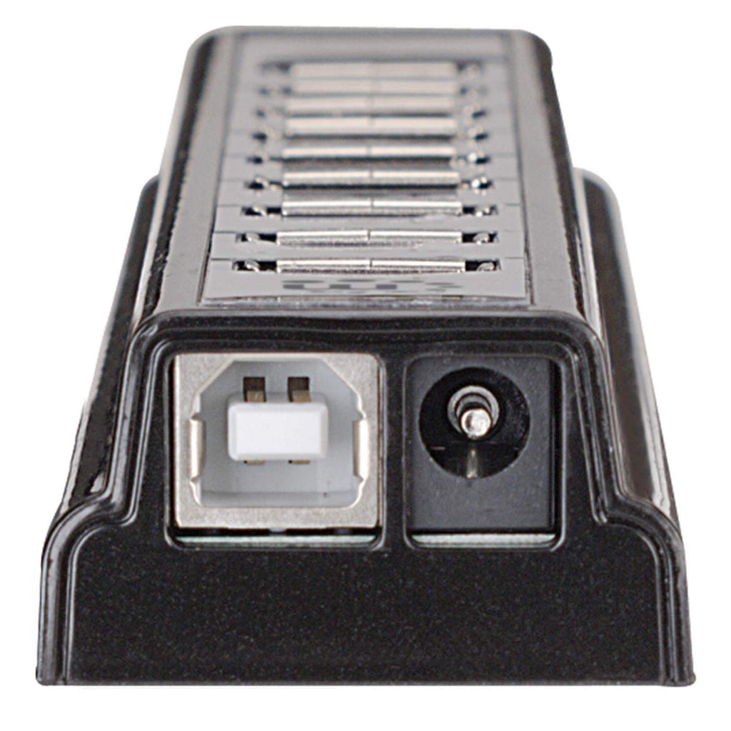 Manhattan Hub USB-A de sobremesa de 10 puertos, 10x USB-A, 480 Mbps (USB 2.0), Funciona por USB o con fuente de alimentación externa (no incluida) para mayor potencia en los dispositivos conectados hubs de interfaz USB 2.0 USB 2.0 10 10