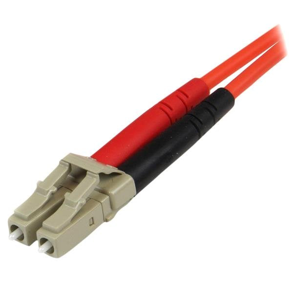 StarTech.com Cable Adaptador de Red de 5m Multimodo Dúplex Fibra Óptica LC-ST 50/125 - Patch Duplex Cable 5 m OM2 LC ST