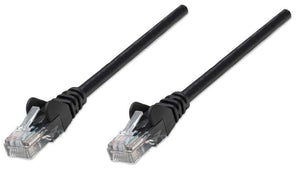 Intellinet Cable de red, Cat5e, UTP Cable Negro 0,5 m Cat5e U/UTP (UTP)