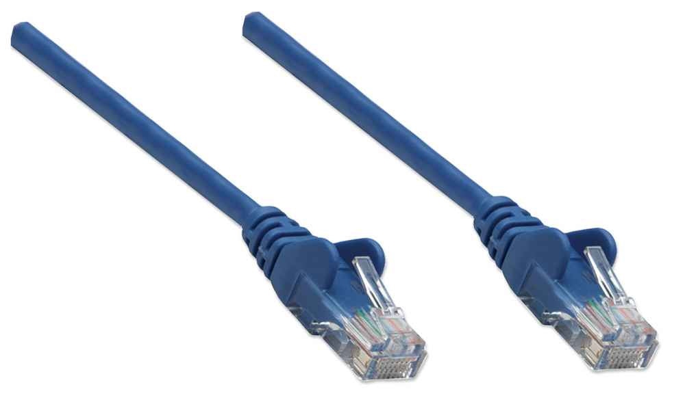 Intellinet Cable Patch Cat5e, UTP Cable Azul 5 m Cat5e U/UTP (UTP)