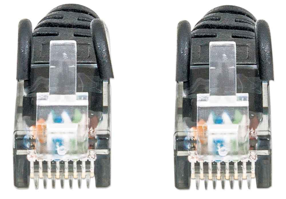 CABLE INT PATCH CAT 6 0.5M (1.5 F) UTP NEGRO CABLE DE RED