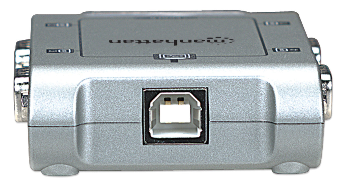 Manhattan 151047 convertidores, repetidores y aisladores en serie USB 2.0 USB Tipo B 4 x RS-232 9-pin Macho/Hembra