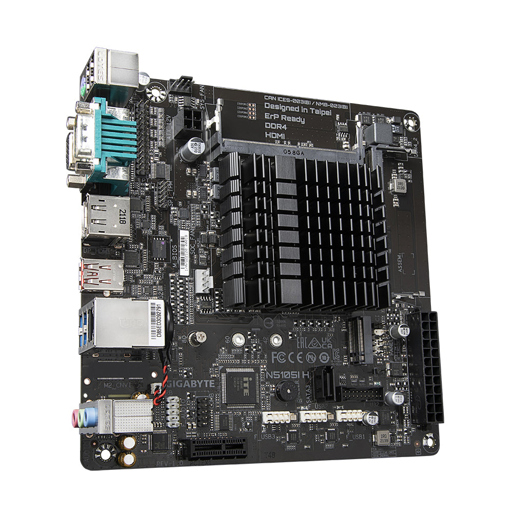 GIGABYTE GA-N5105I H (D) placas base Intel Intel® Celeron® N5105 4