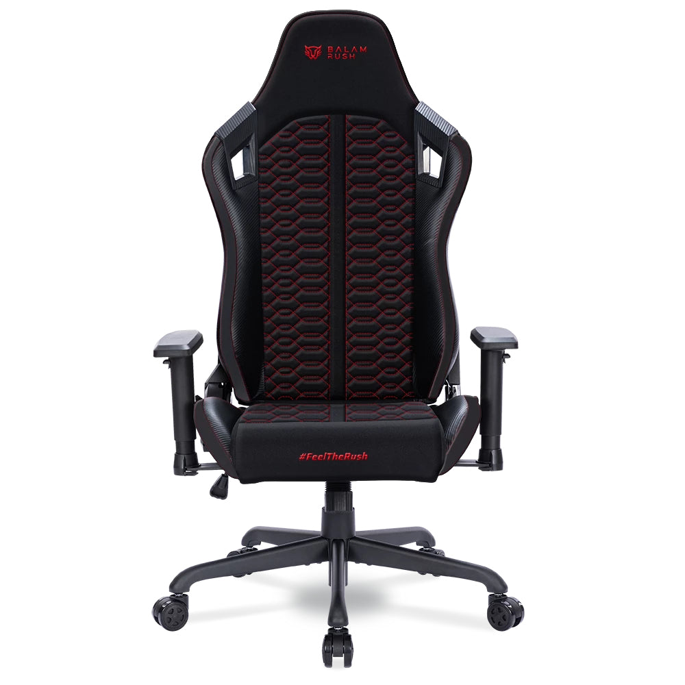Balam Rush Thunder Max V7 Silla para videojuegos universal Asiento acolchado tapizado Negro