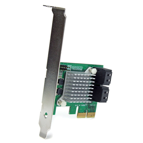StarTech.com Tarjeta Controladora PCI Express 2.0 de 4 Puertos SATA III de 6Gbps RAID con Enlace HyperDuo para SSD - Ada