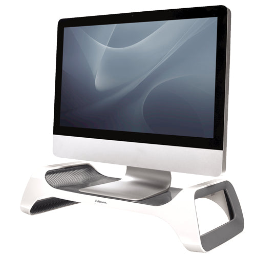 Fellowes I-Spire Series muebles y soportes para dispositivos multimedia Gris, Blanco ABS sintéticos Panel plano 11339 kg