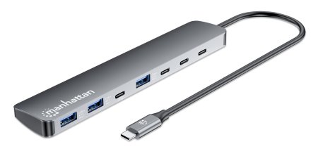 181167 - Hub USBC V3.2, 3 ptos A 3 ptos C PD,