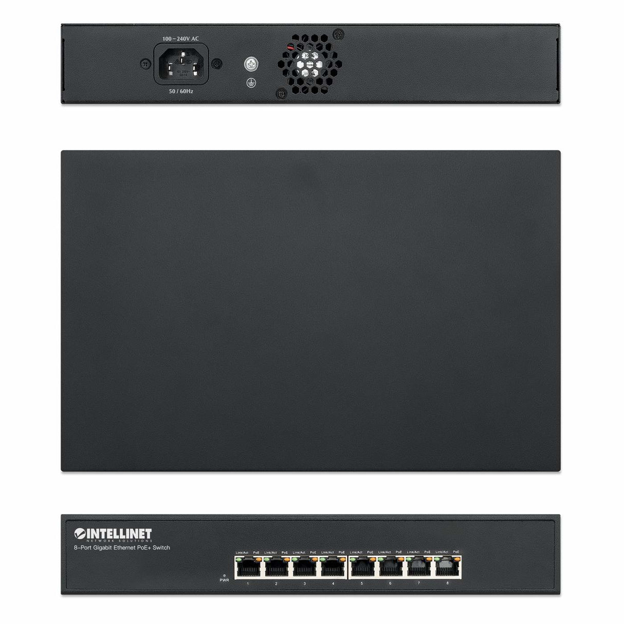 POE SWITCH INT GB 8 PTOS 30W/PTO, 140W