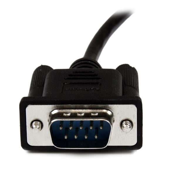 StarTech.com Cable 1m Módem Nulo Null Serie Serial DB9 Hembra a Macho - Negro Cable Negro 1 m DB-9 DB-9