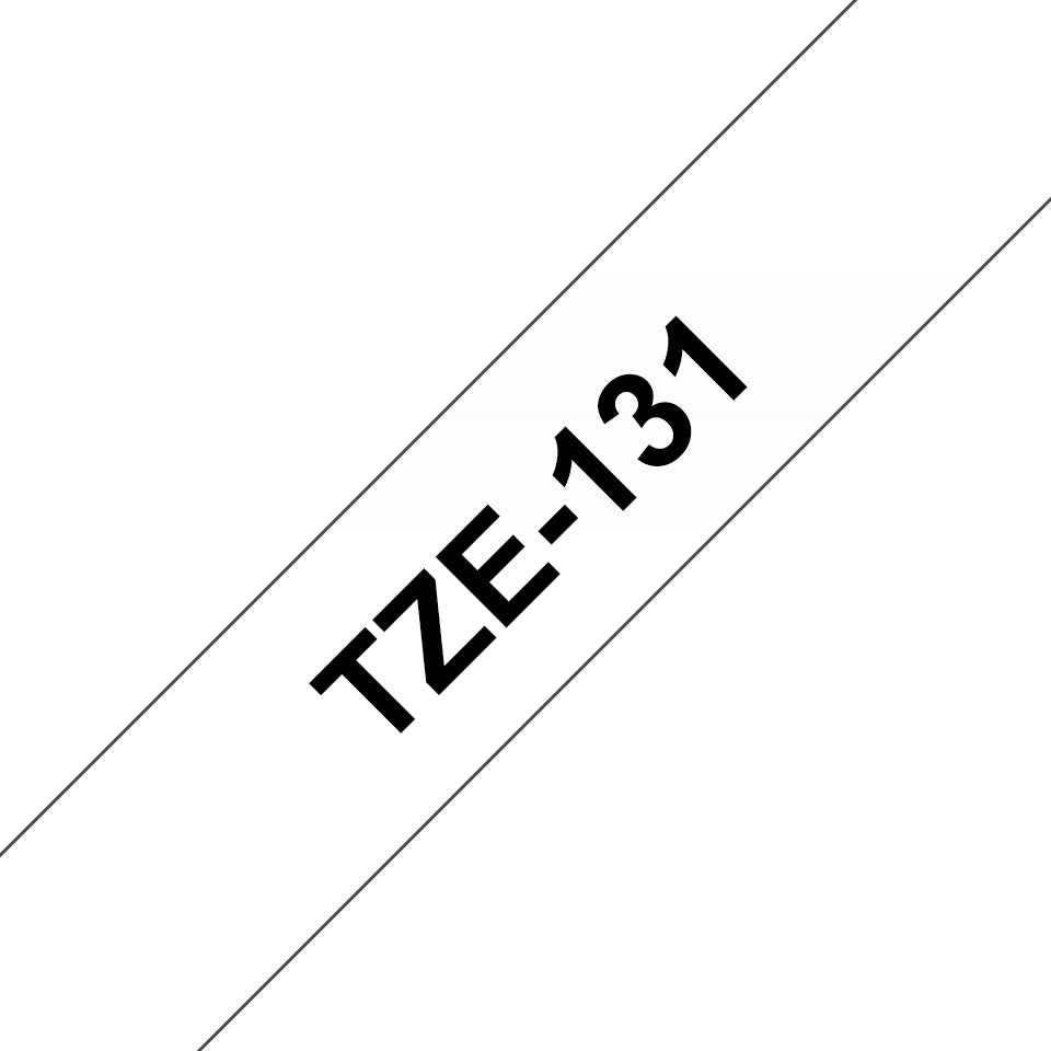 CINTA BROTHER TZE131 P/PT300/310/330/530 NGO/TRANS 12MM