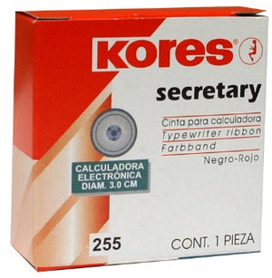 Cinta para calculadora kores modelo 255,