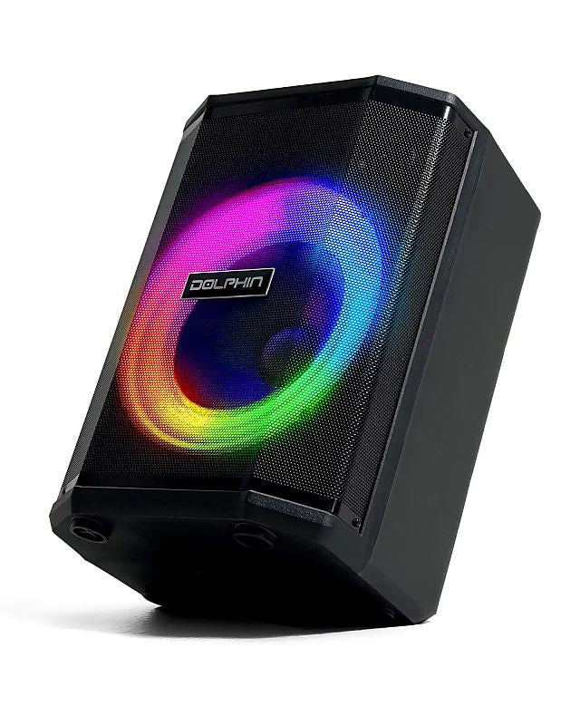 BOCINA DOLPHIN MOD. SP-880RBT 8” 2400W BT USB AUX MIC
