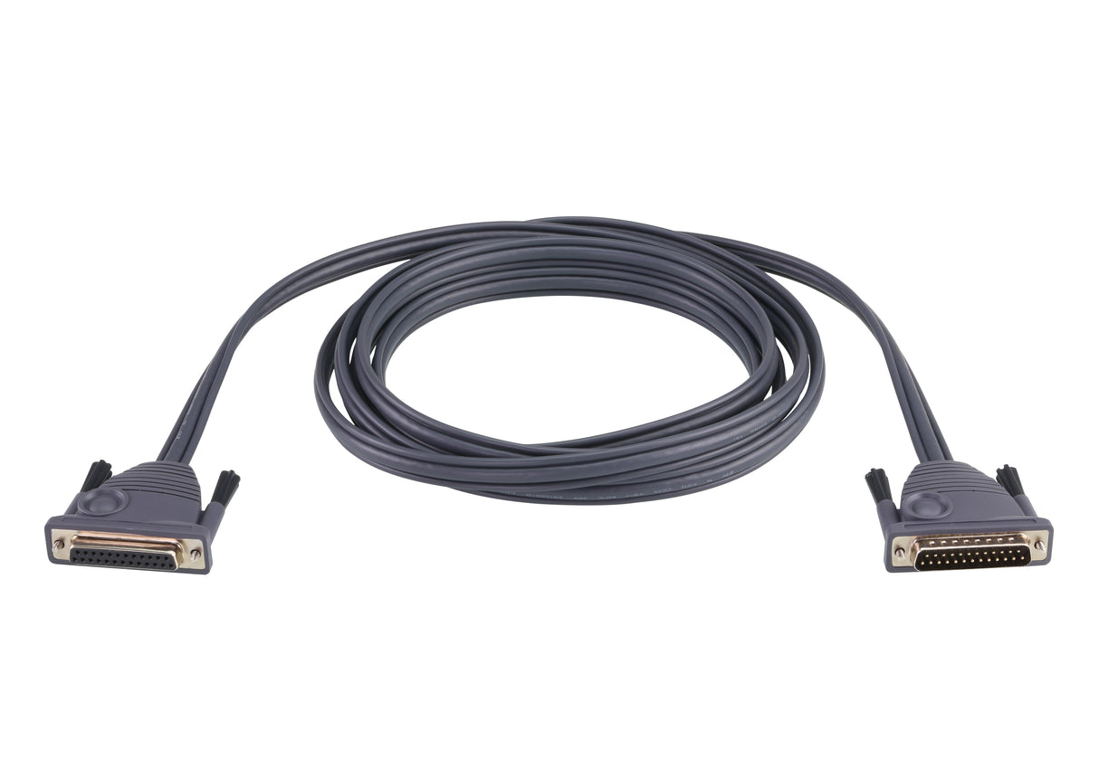 ATEN 2L1701 cable de serie Negro 1,8 m DB-25