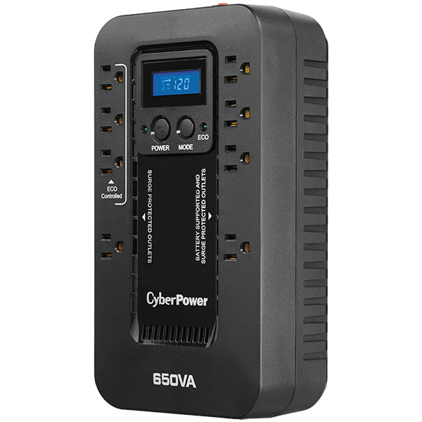 CyberPower EC650LCD UPS 0,65 kVA 390 W Seno 96 V