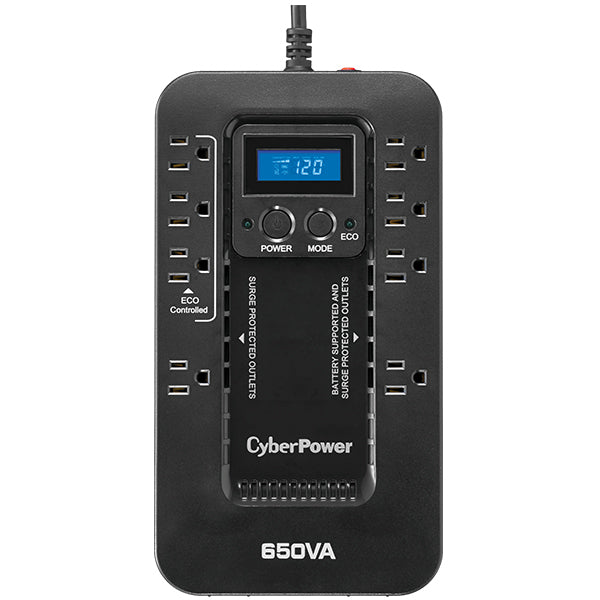 CyberPower EC650LCD UPS 0,65 kVA 390 W Seno 96 V