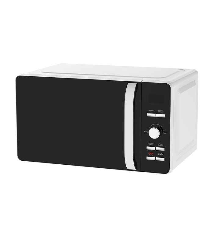 WINIA KOS-61HW microondas Negro, Blanco Solo microondas Mostrador 19.8 L 700 W, Pantalla incorporada, LED