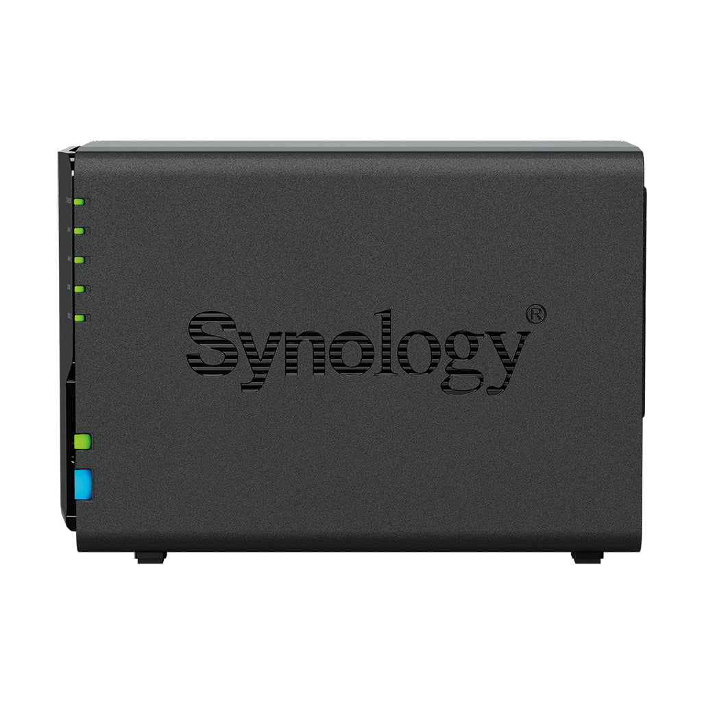 Synology DiskStation DS224+ servidor NAS o de almacenamiento Escritorio Intel® Celeron® J4125 2 GB DDR4 0 TB Negro