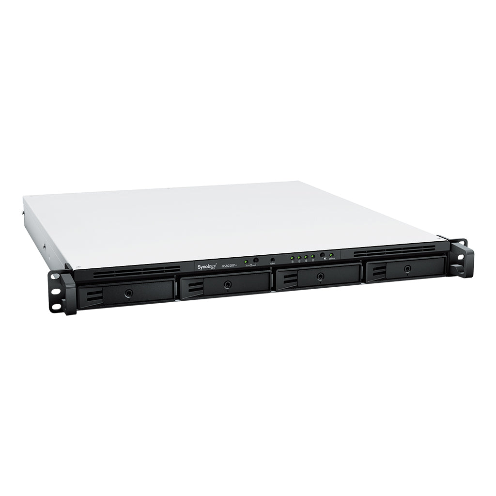 Synology RackStation RS822RP+ servidor NAS o de almacenamiento Bastidor (1U) Ryzen Embedded V1500B 2 GB DDR4 0 TB DiskSt