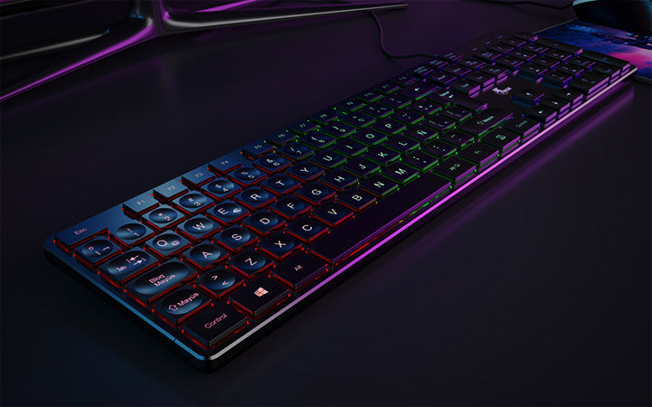 Xtech XTK-535S teclado Ratón incluido Juego USB QWERTY Español Negro