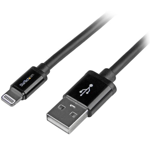 StarTech.com Cable 2m Lightning 8 Pin a USB A 2.0 para Apple iPod iPhone 5 iPad - Negro Cables de conectores Lightning 2