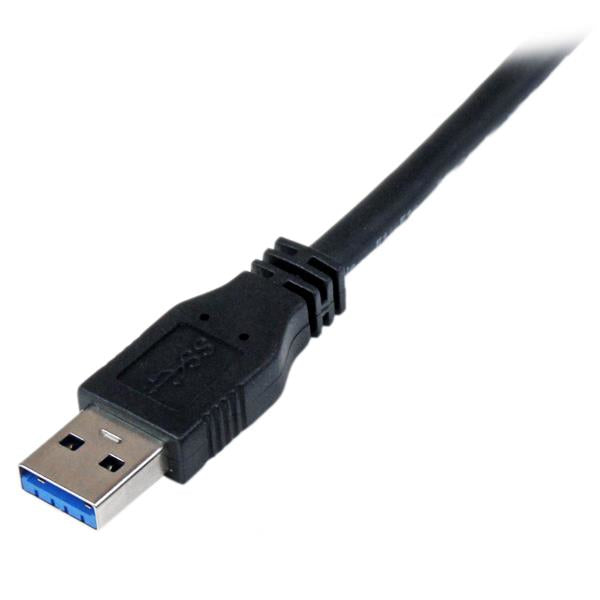 StarTech.com Cable Certificado 1m USB 3.0 Super Speed SS Micro USB B Macho a USB A Macho Adaptador - Negro Cable USB 3.2 Gen 1 (3.1 Gen 1) USB A Micro-USB B Macho