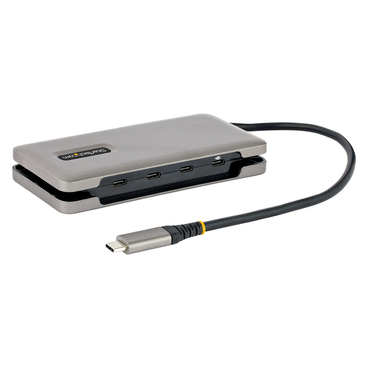 StarTech.com Hub USB C de 4 Puertos, 4 Puertos USB Tipo C, USB 3.1 de 10Gbps - Concentrador Ladrón USB Tipo C con Entreg