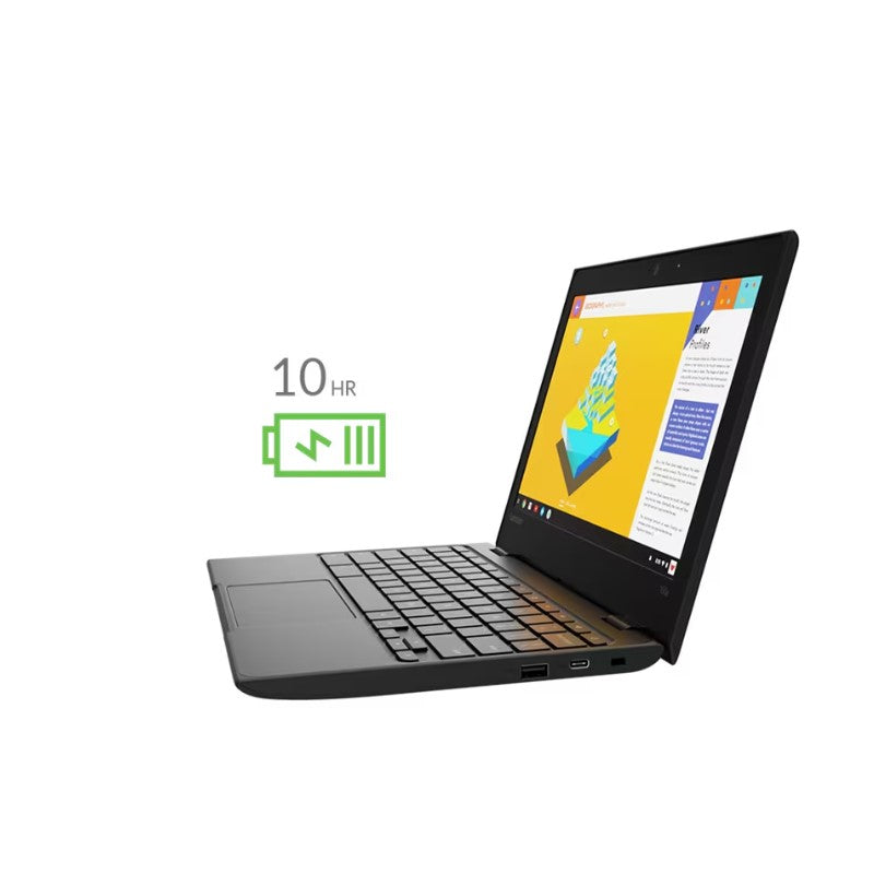 Laptop Lenovo 100E Chromebook 11.6" A4-9120C 4GB 32GB Teclado Inglés Negro 82CD0000US