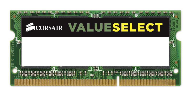 Corsair CMSO8GX3M1C1600C11 módulo de memoria 8 GB 1 x 8 GB DDR3 204-pin SO-DIMM, 1600 MHz
