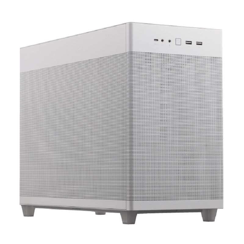 Gabinete ASUS AP201 Blanco Mesh, Midtower, 3 Ventiladores 120mm, USB 3.0