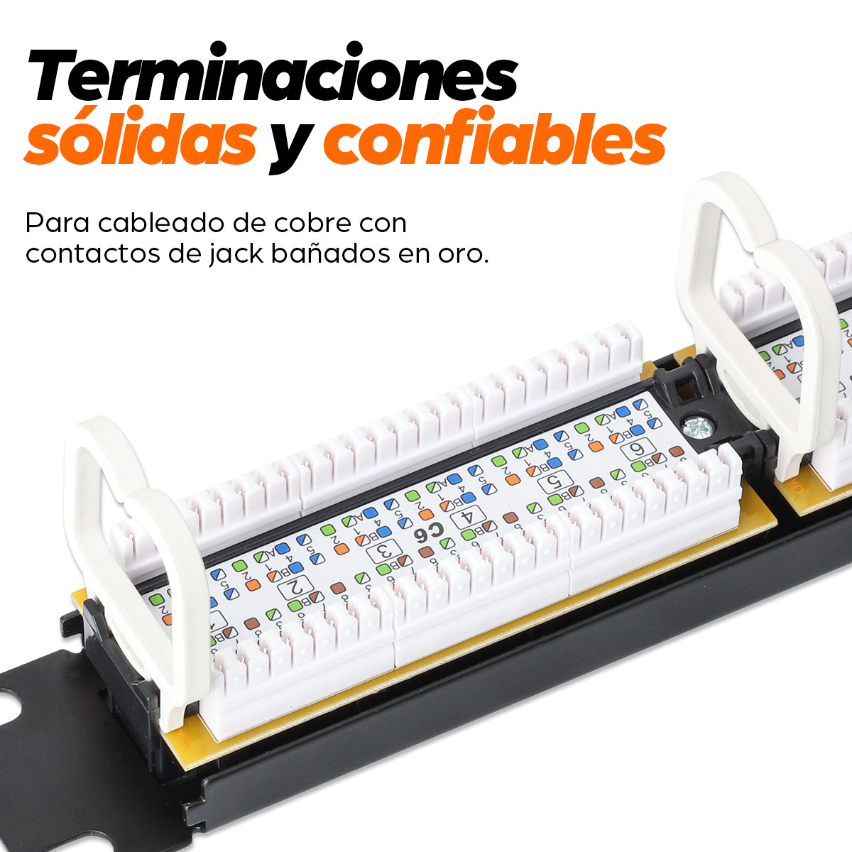 Intellinet Panneau de brassage Cat6, UTP, 24 ports, 1U, noir paneles de parcheo Ethernet rápido, Gigabit Ethernet 24 RJ-45 U/UTP (UTP)